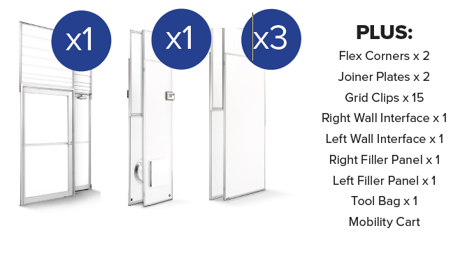 LiteBarrier Anteroom/Corridor Set Up Kit
